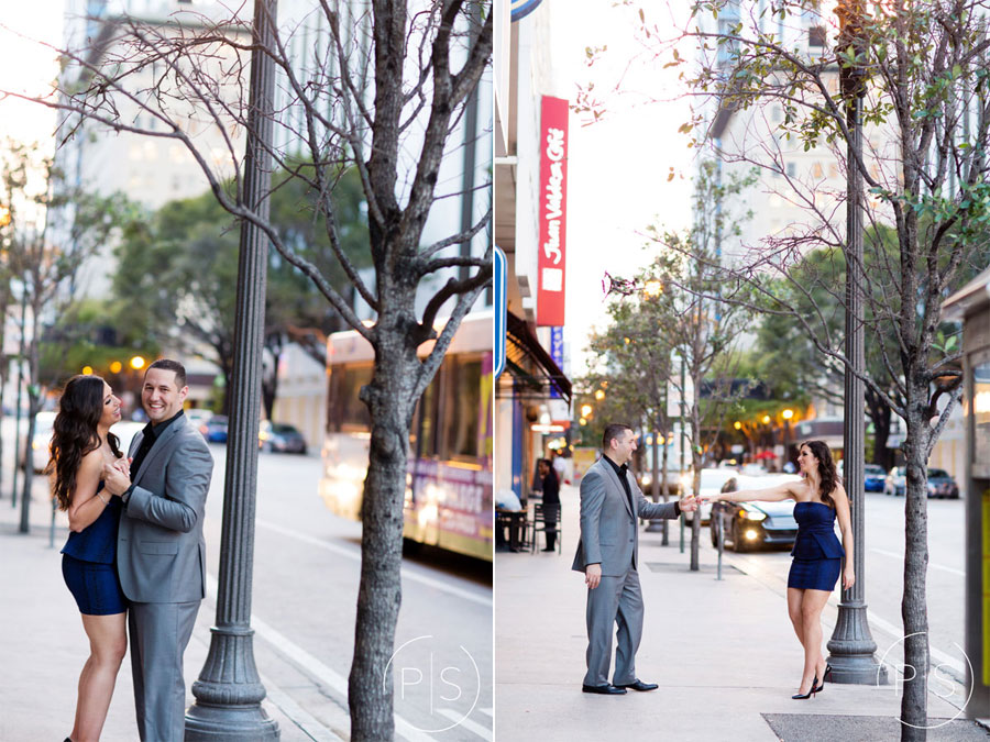 Downtown Miami Engagement | www.psphotography.net